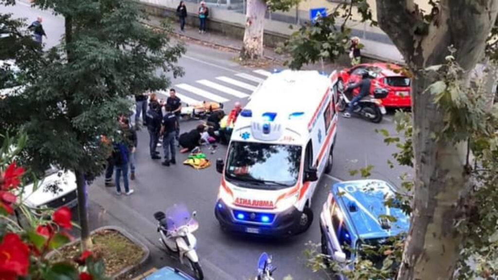 Verzuolo, bimba investita in centro: trasportata in elicottero