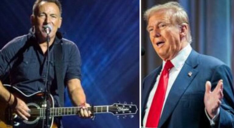 Bruce Springsteen e Donald Trumo