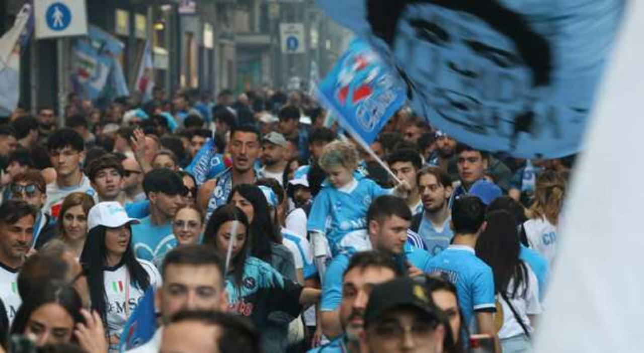 Festa scudetto a Napoli