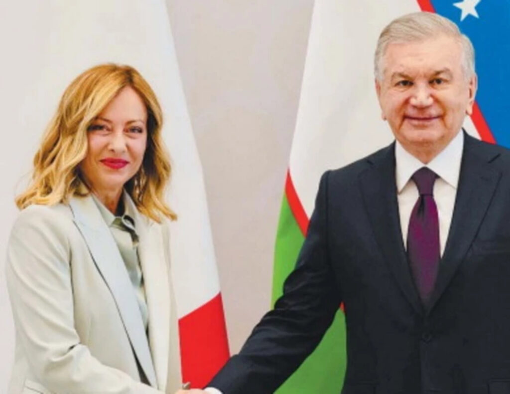 GIORGIA MELONI A SAMARCANDA