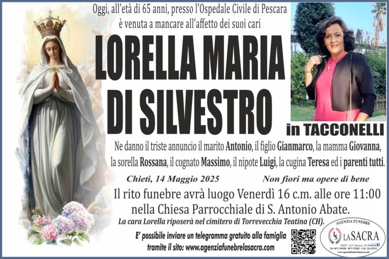 Lorella Maria Disinvestro