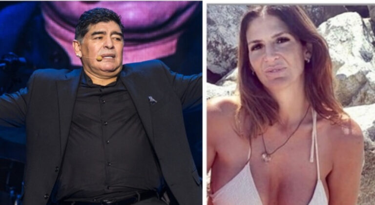 Maradona e Julieta Makintach