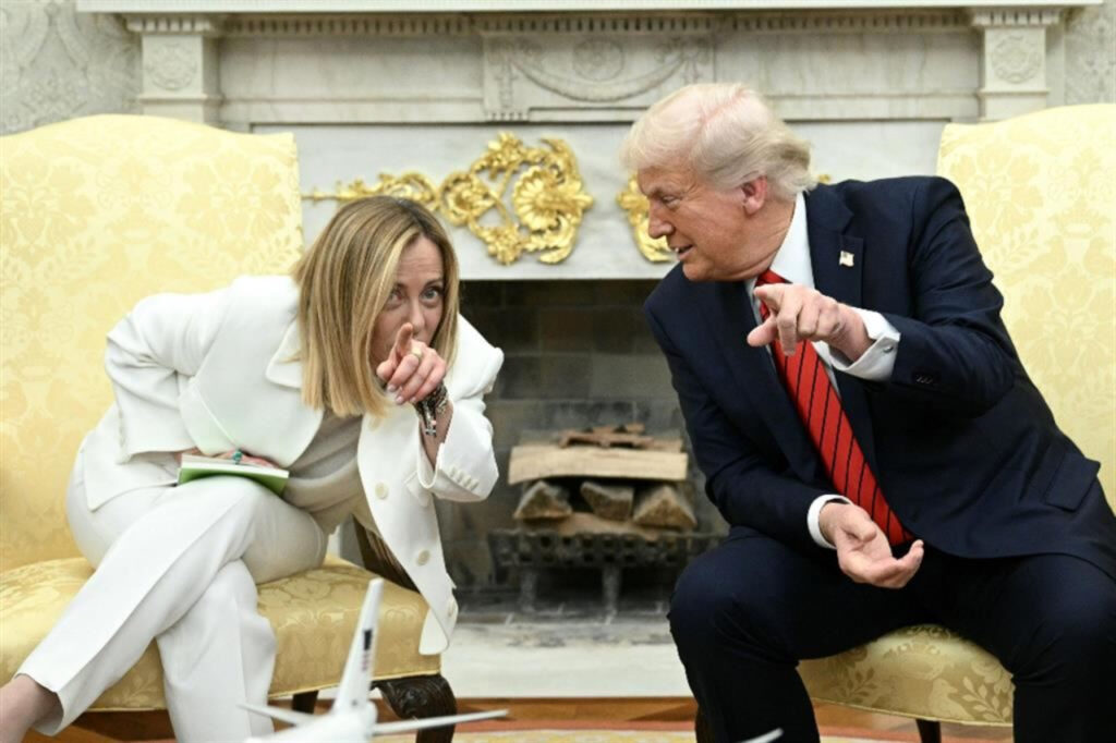 Meloni sente Trump