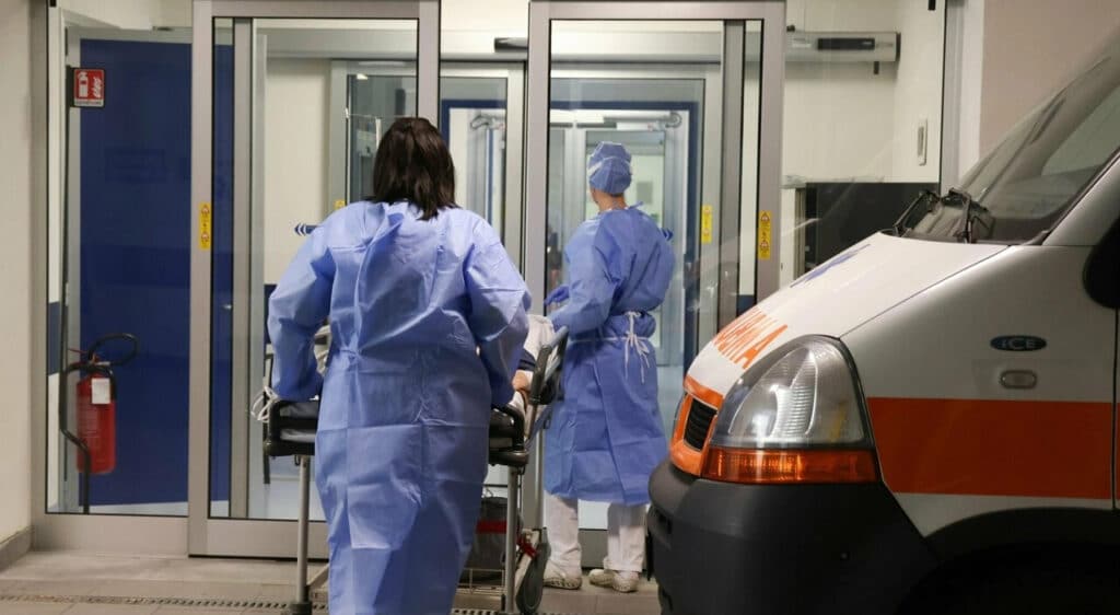 Ingresso dell'ospedale Cardarelli di Campobasso