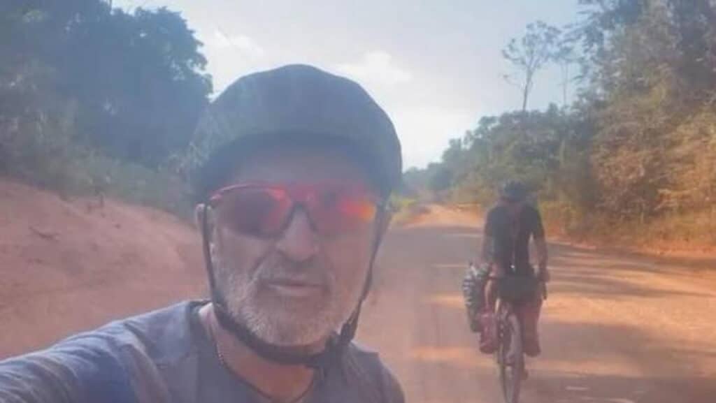 Paolo Simone in mountain bike