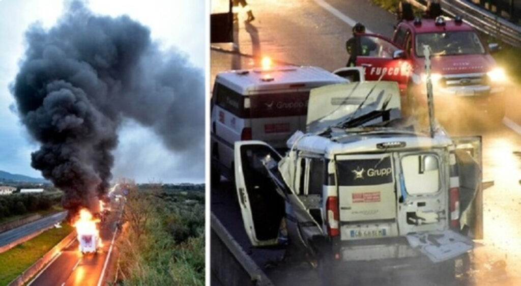 Carabinieri durante il blitz per arrestare i responsabili della rapina al portavalori sulla Aurelia