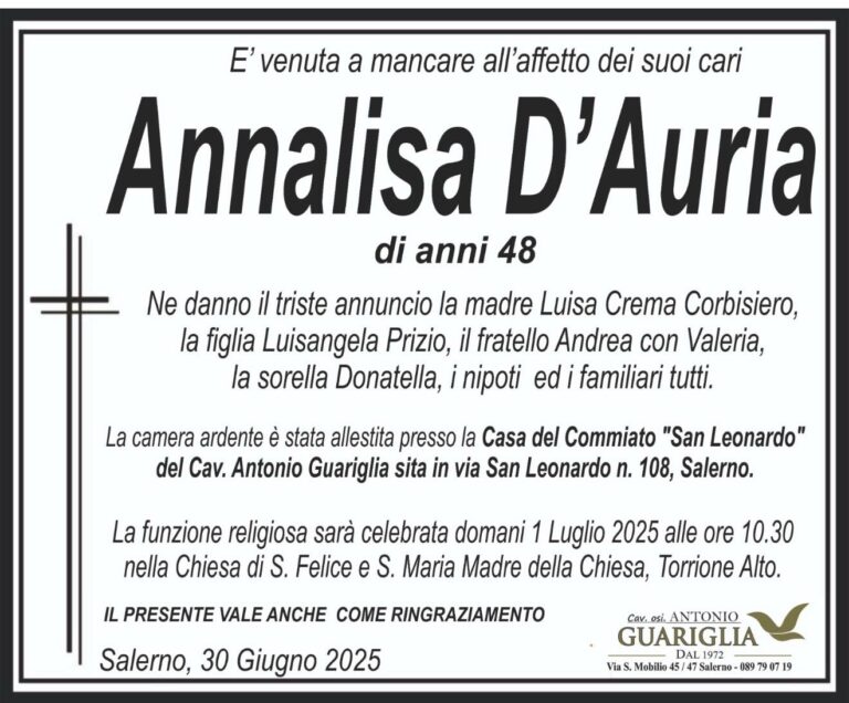 Annalisa D'Auria