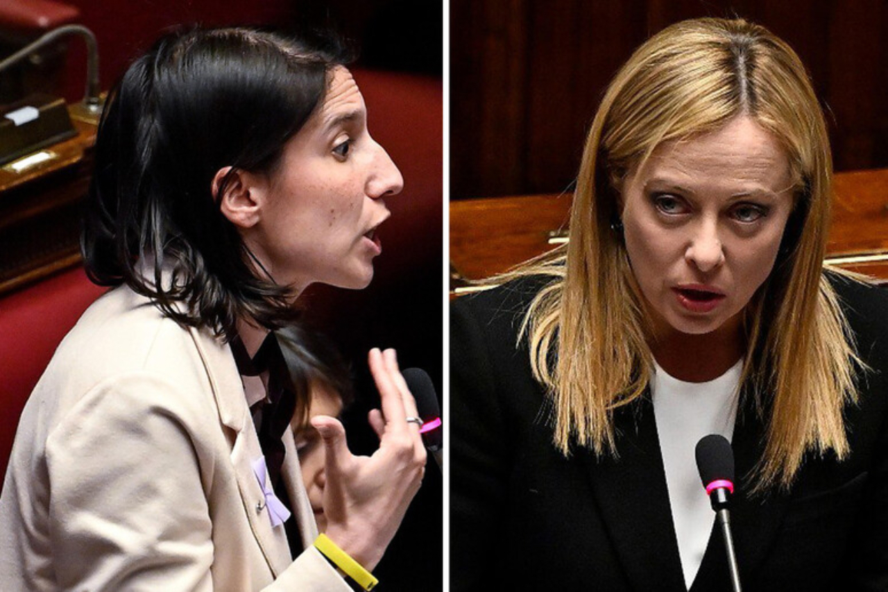 Elly Schlein contro Meloni