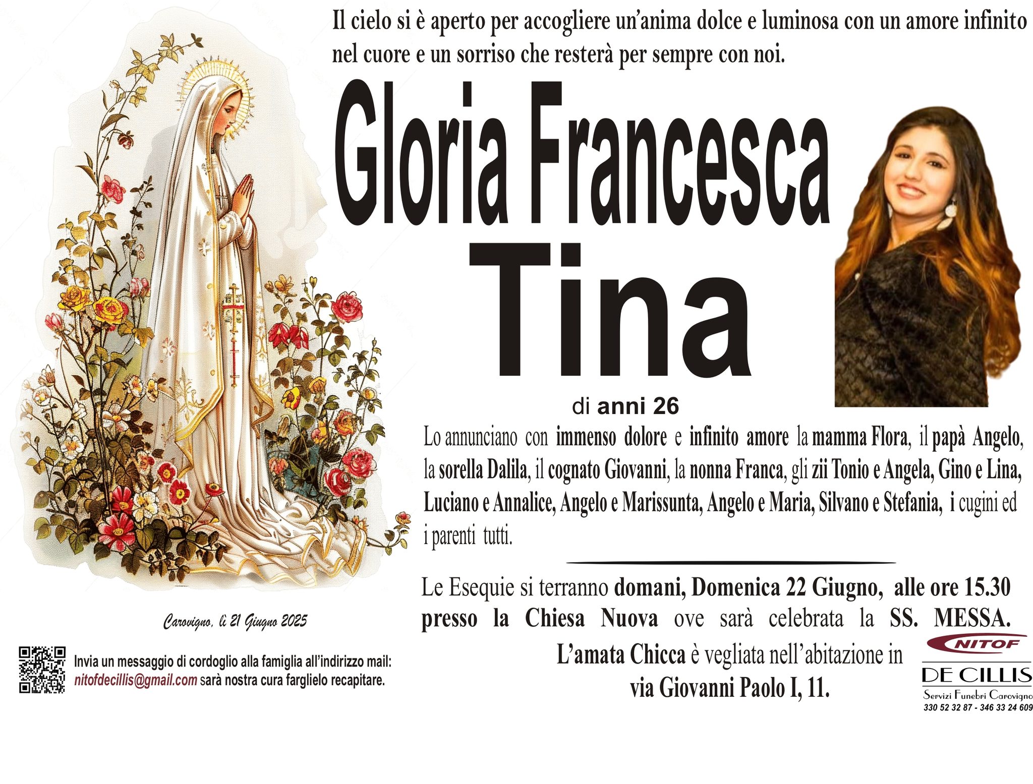 Gloria Francesca Tina