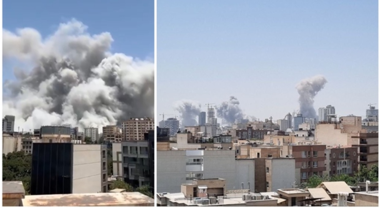 Iran, pioggia di missli da Israele