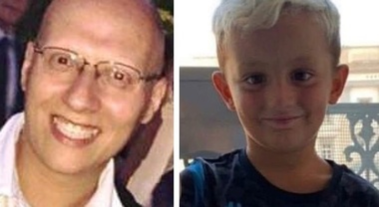 Mariano Cannio e il piccolo Samuele Gargiulo
