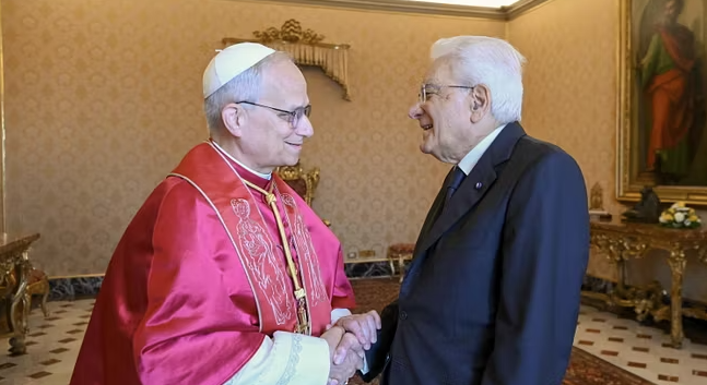 Papa Leone XIV Mattarella