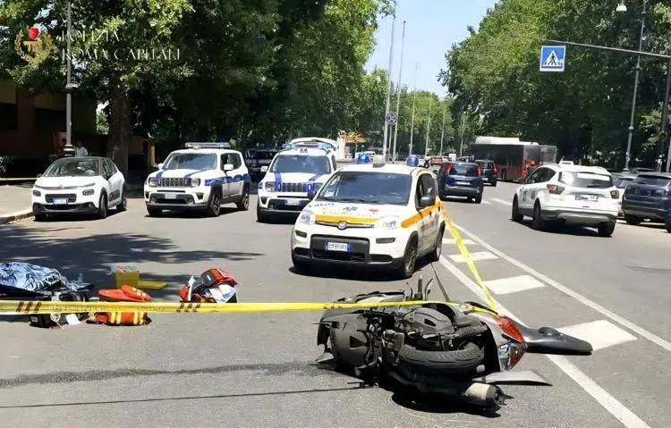 incidente sul Lungotevere Flaminio