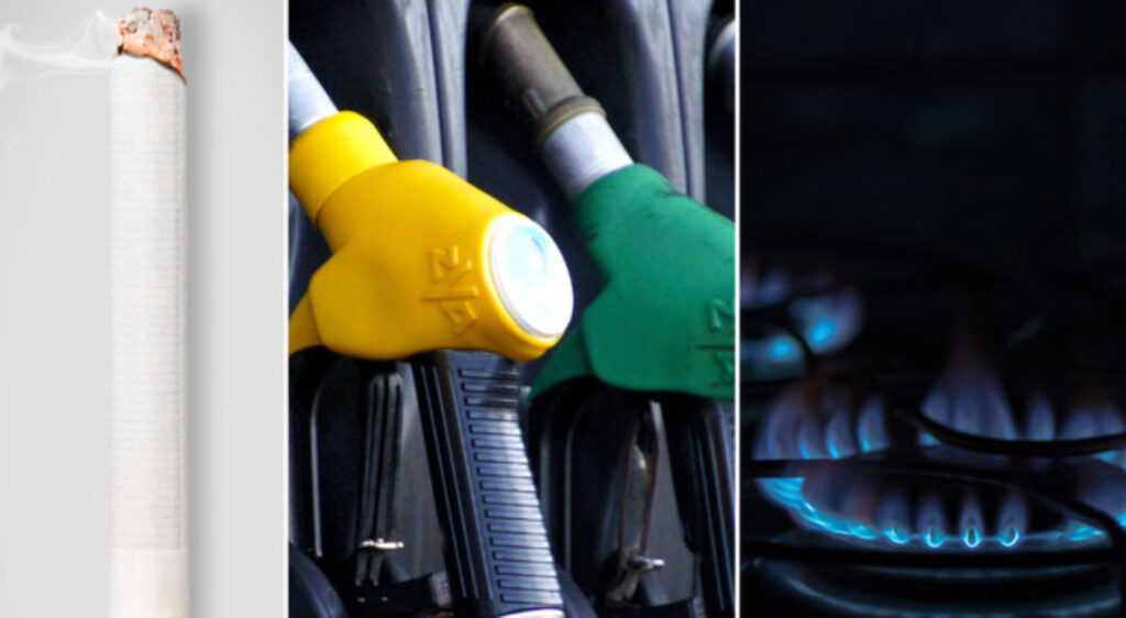Tasse UE su tabacco benzina ed energia