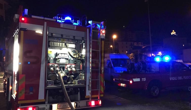 incendio Saviano