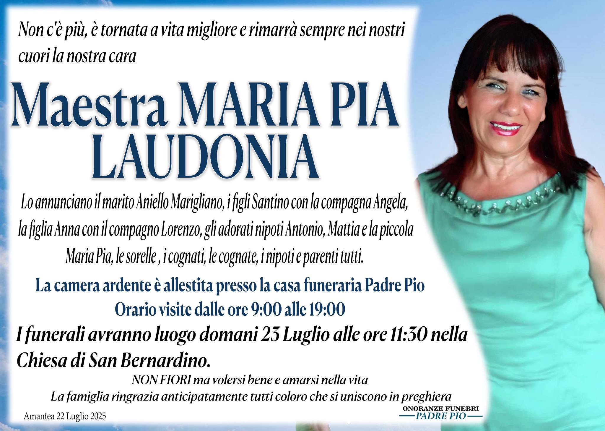 Maestra Maria Pia Laudonia