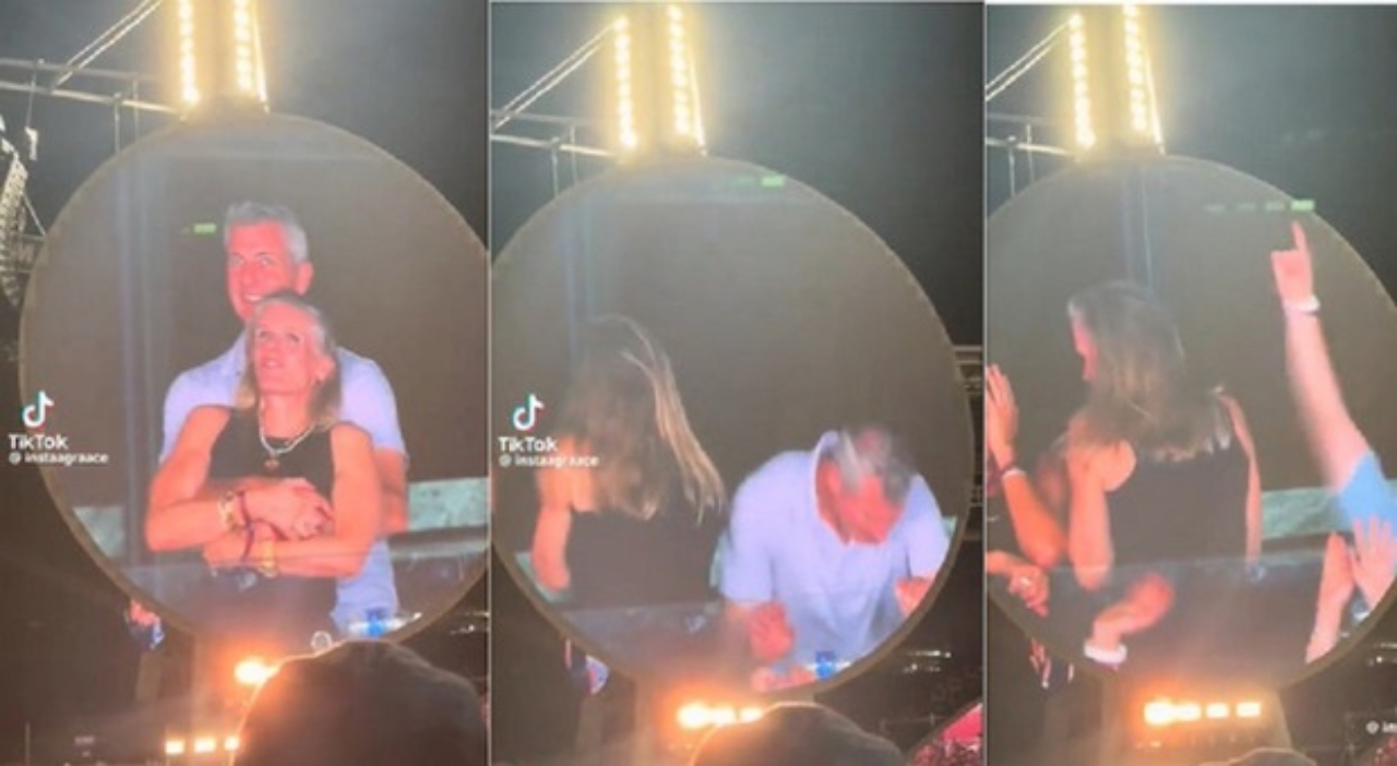 Andy Byron e Kristin Cabot al concerto dei Coldplay