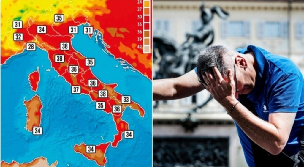 Caldo Africano sull'Italia