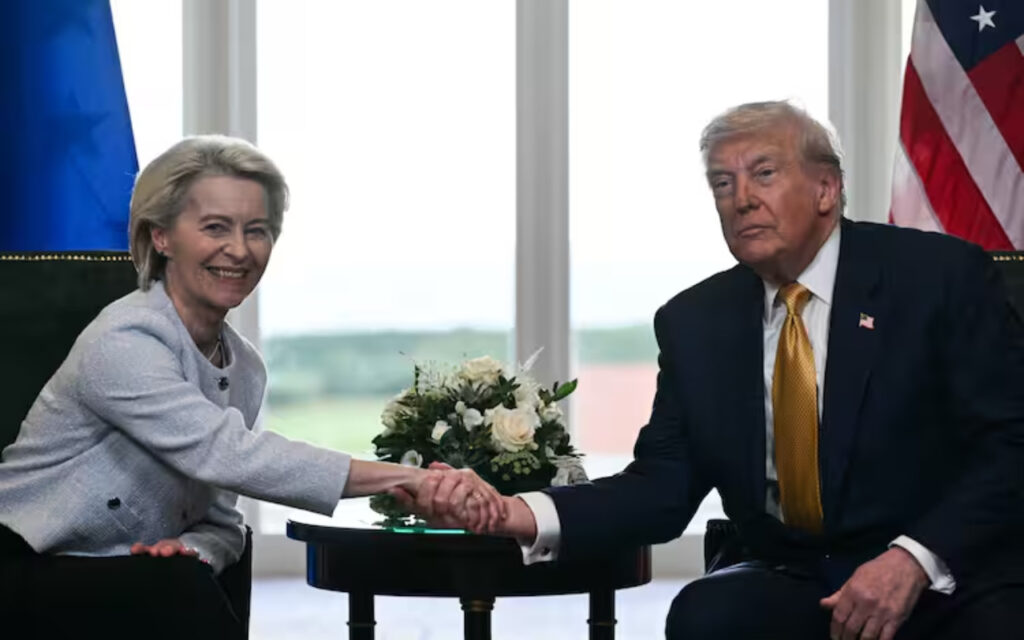 Dazi Usa, accordo tra Trump e von der Leyen