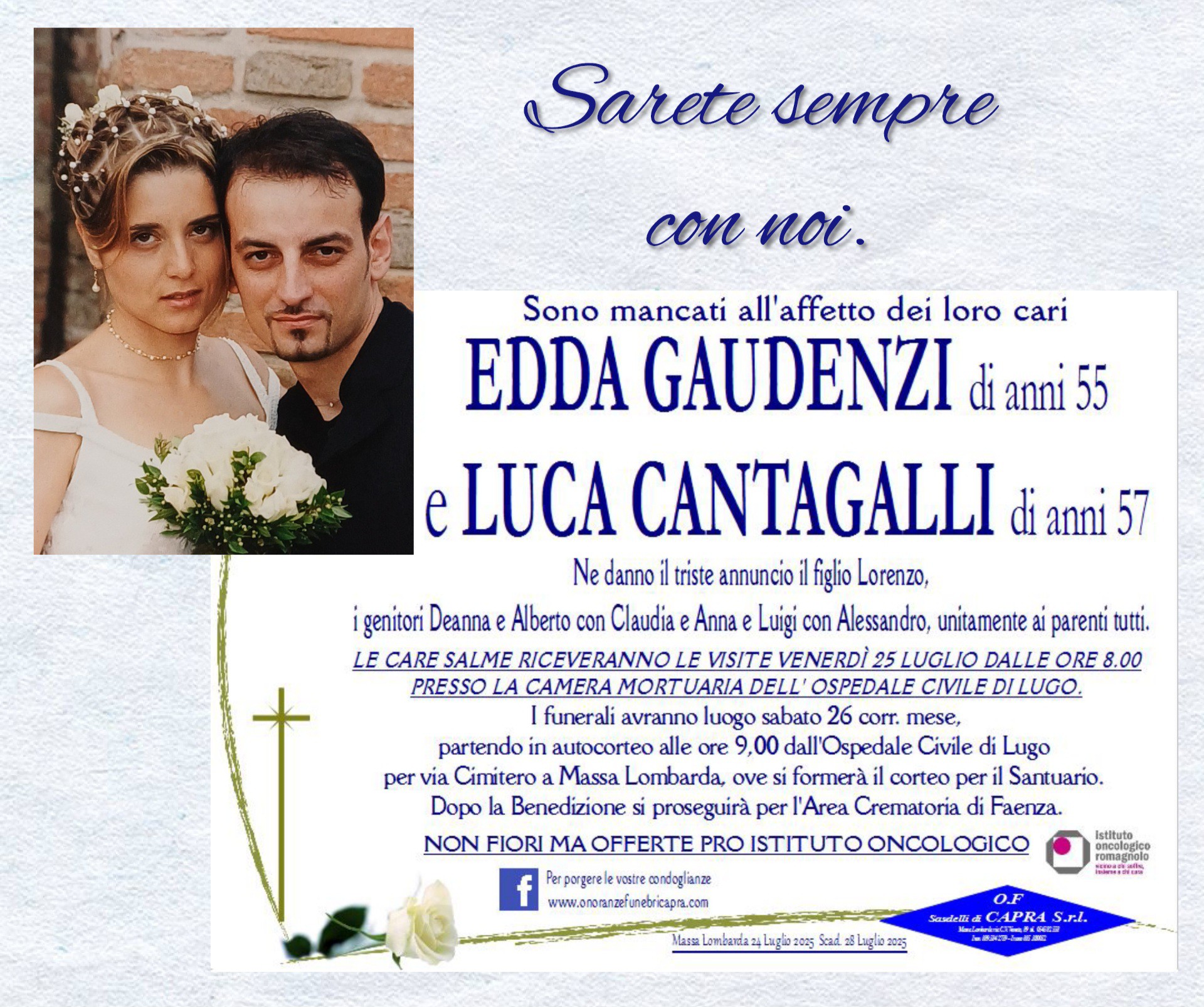 Edda Gaudenzi e Luca Cantagalli