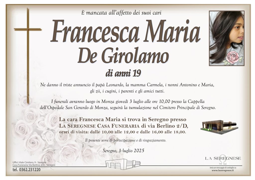 Francesca Maria De Girolamo