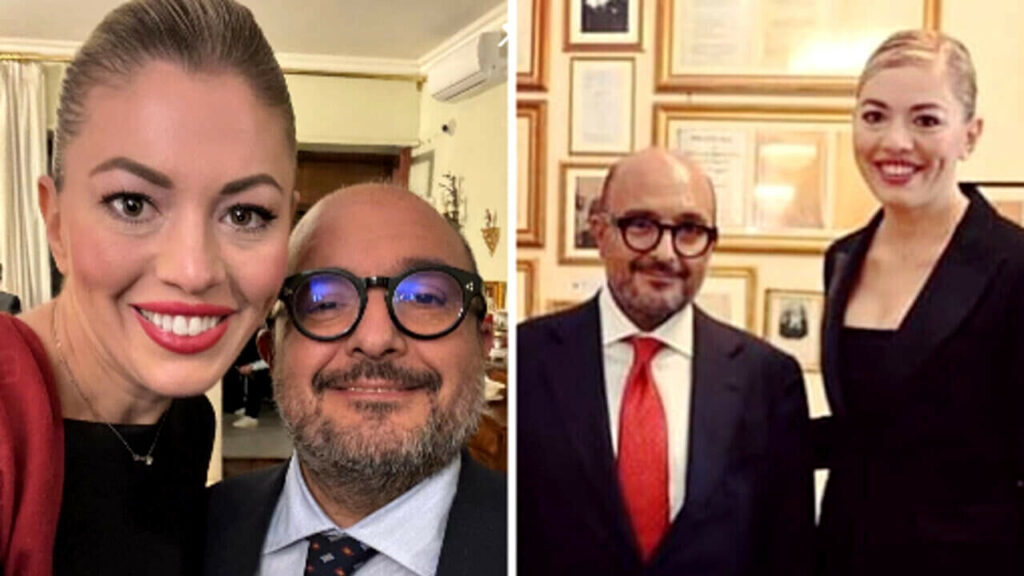 Gennaro Sangiuliano e Maria Rosaria Boccia