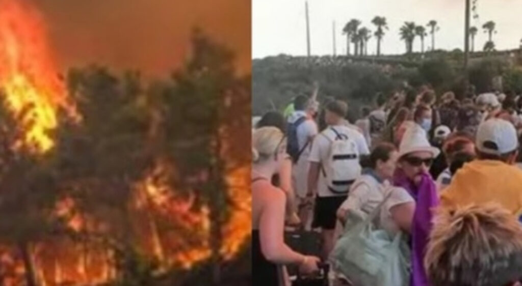 Incendio a Metaponto