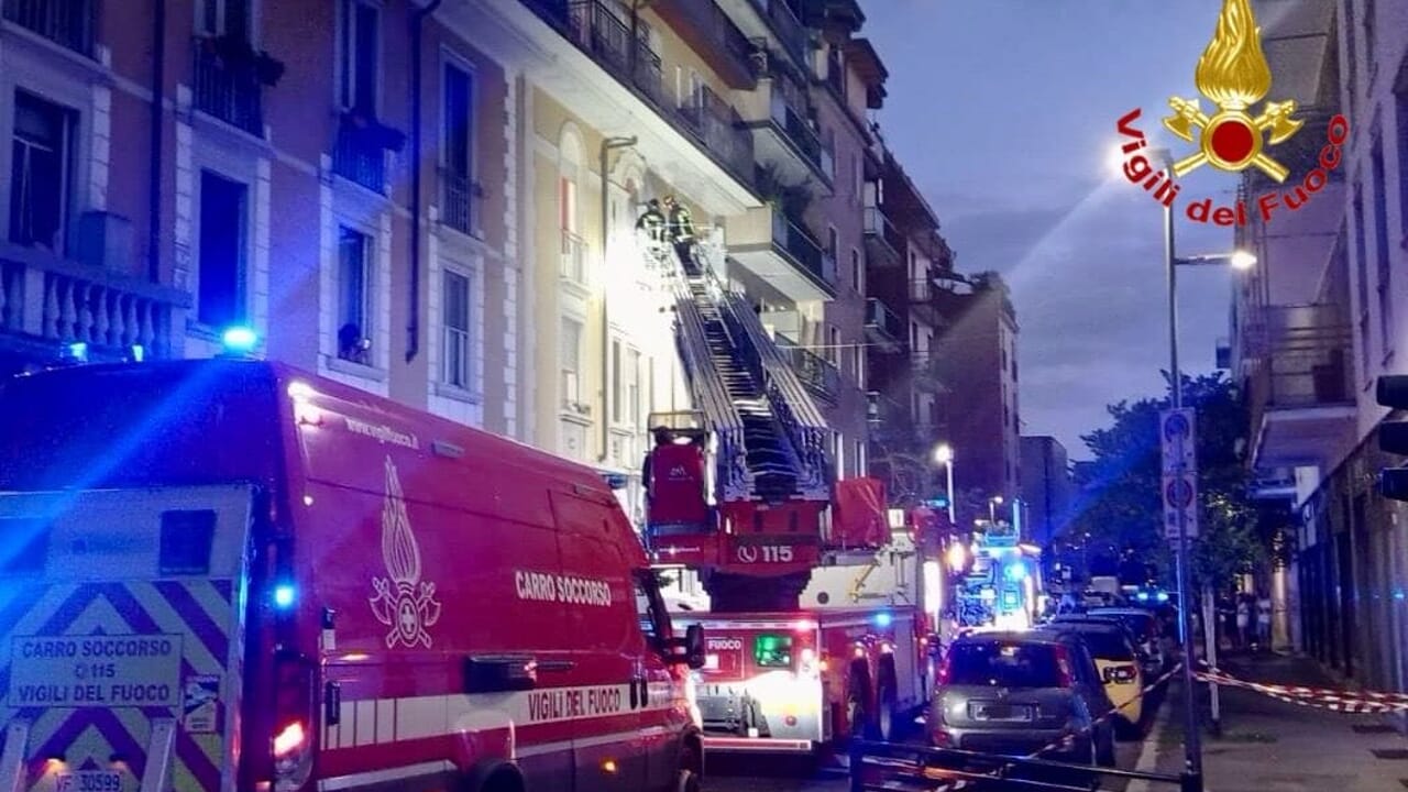 incendio Sesto San Giovanni