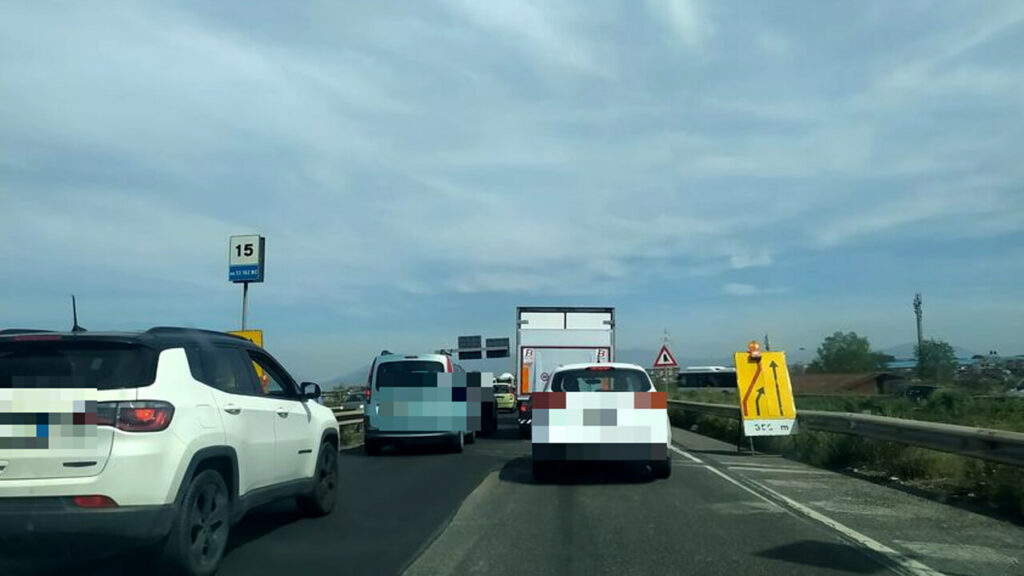 Incidente Asse Mediano a Giugliano