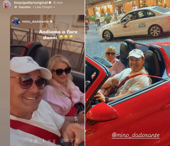 Tina Cipollari Cosimo Mino Dadorante