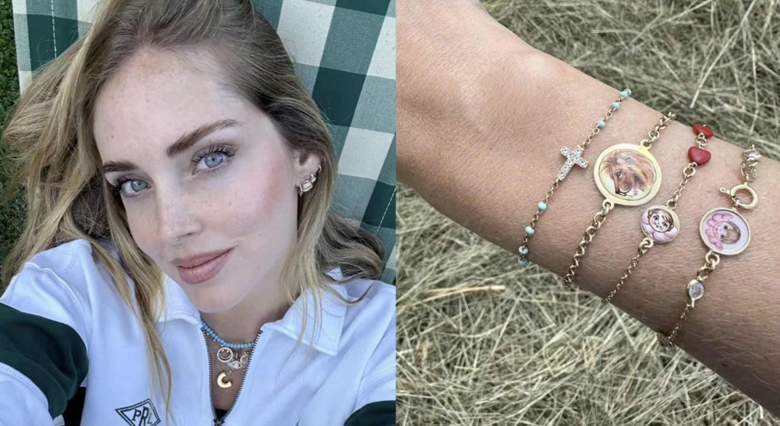 Chiara Ferragni a Courmayeur con Leone e Vittoria