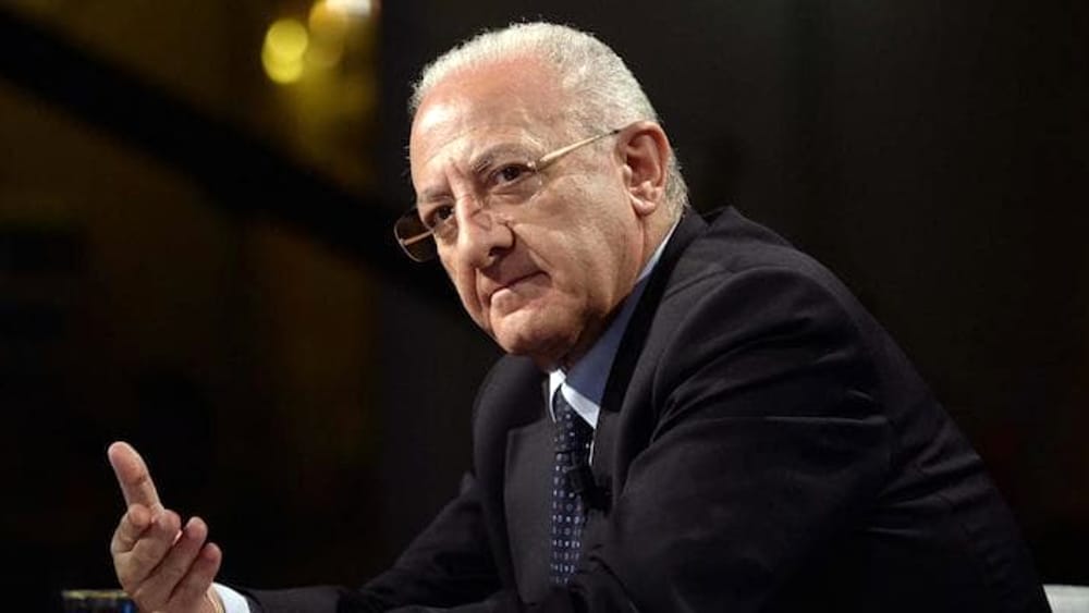 De Luca elezioni regionali