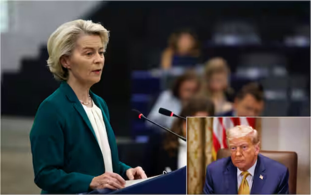 Von der Leyen e Trump, tensioni sui dazi tra USA e Unione Europea