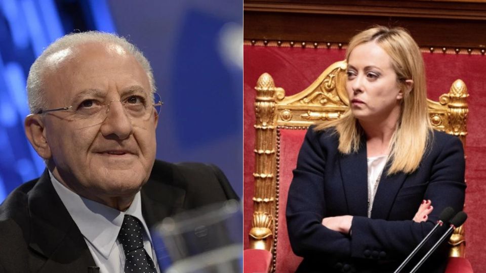 De Luca governo Meloni Campania