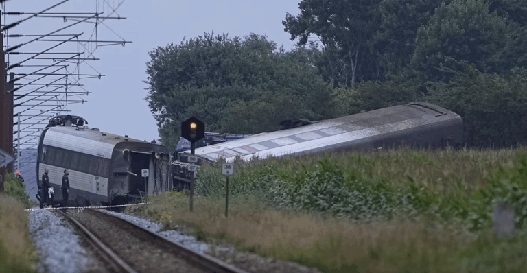 Incidente ferroviario in Danimarca