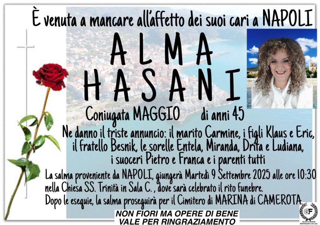Alma Hasani funerali