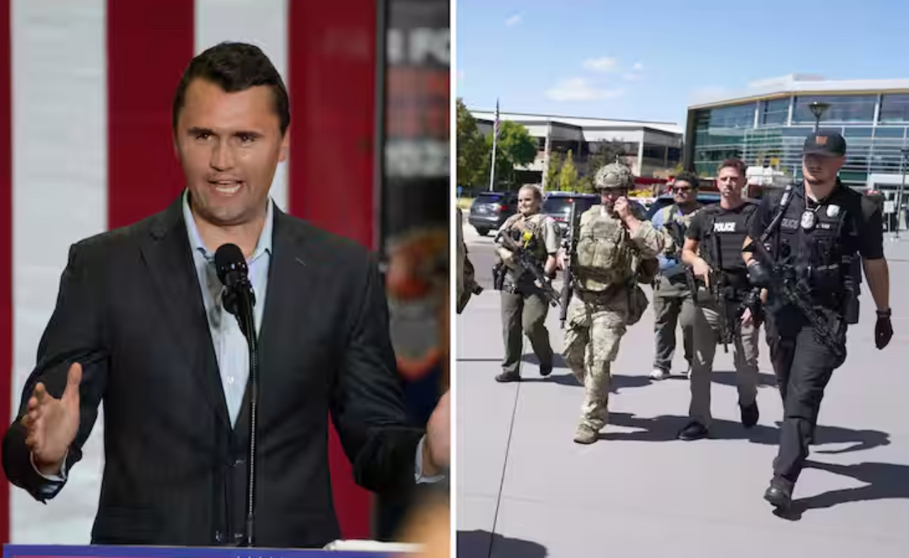 Charlie Kirk foto Ansa