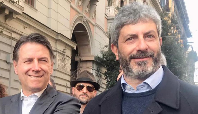 Giuseppe Conte e Roberto Fico