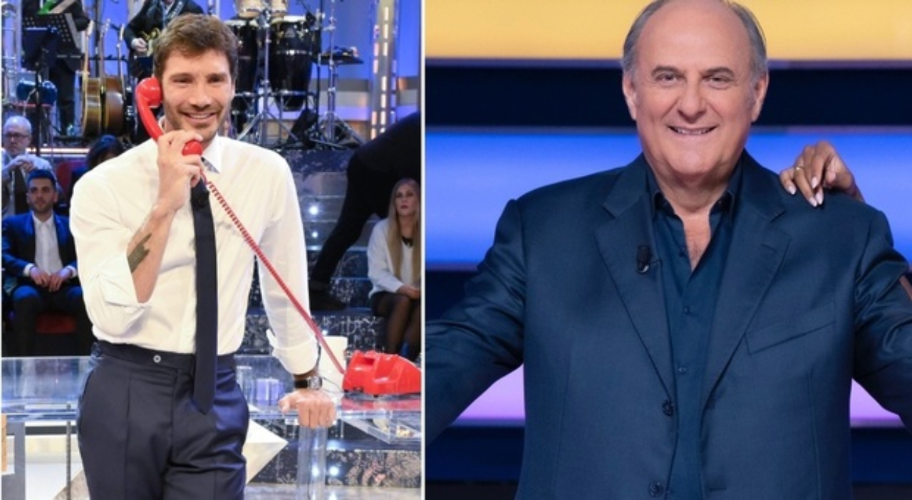 Gerry Scotti Stefano De Martino ascolti tv