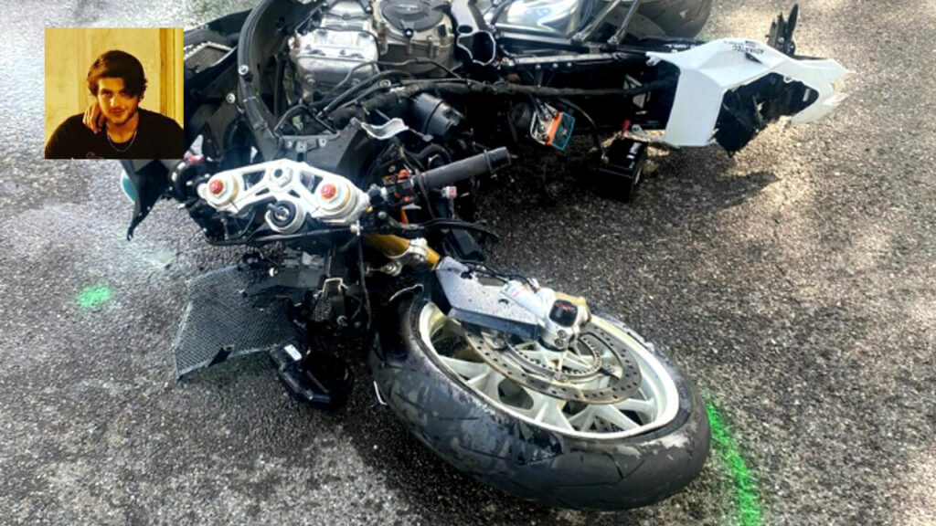 scontro moto tir