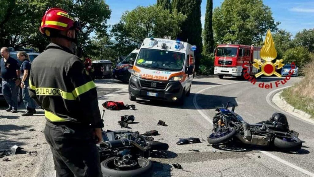 Lecce Gallipoli incidente moto