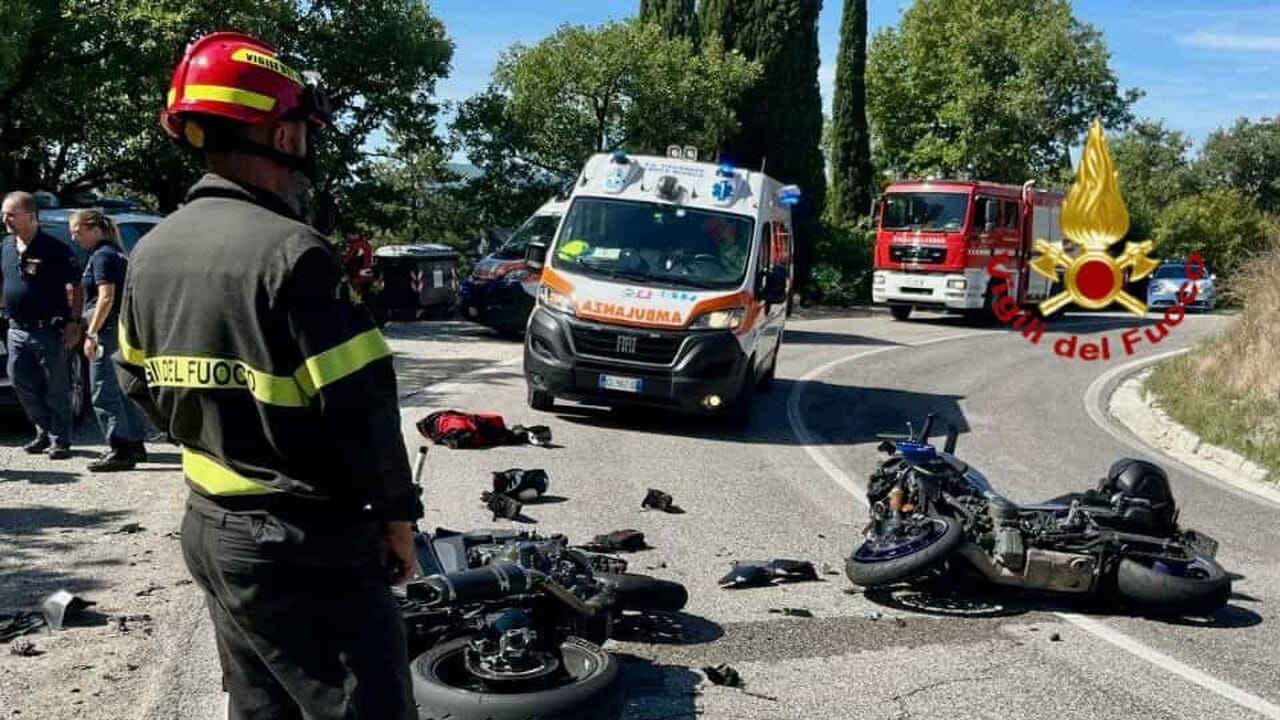 Lecce Gallipoli incidente moto