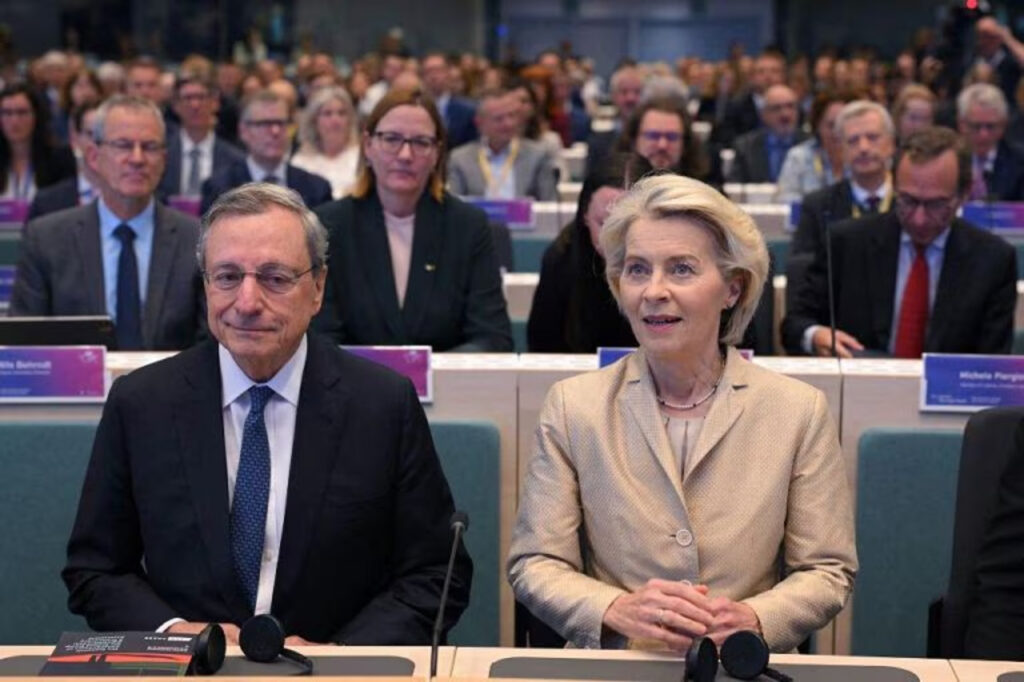 Competitività UE 2025 Mario Draghi presenta il rapporto sulla competitività UE 2025 a Bruxelles