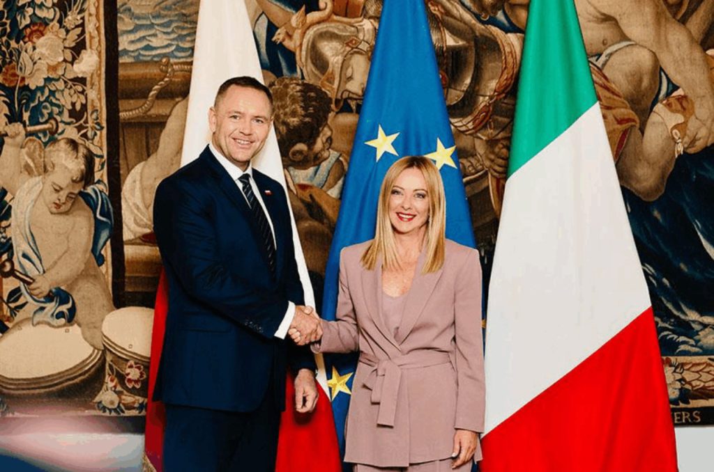 Meloni incontra Nawrocki