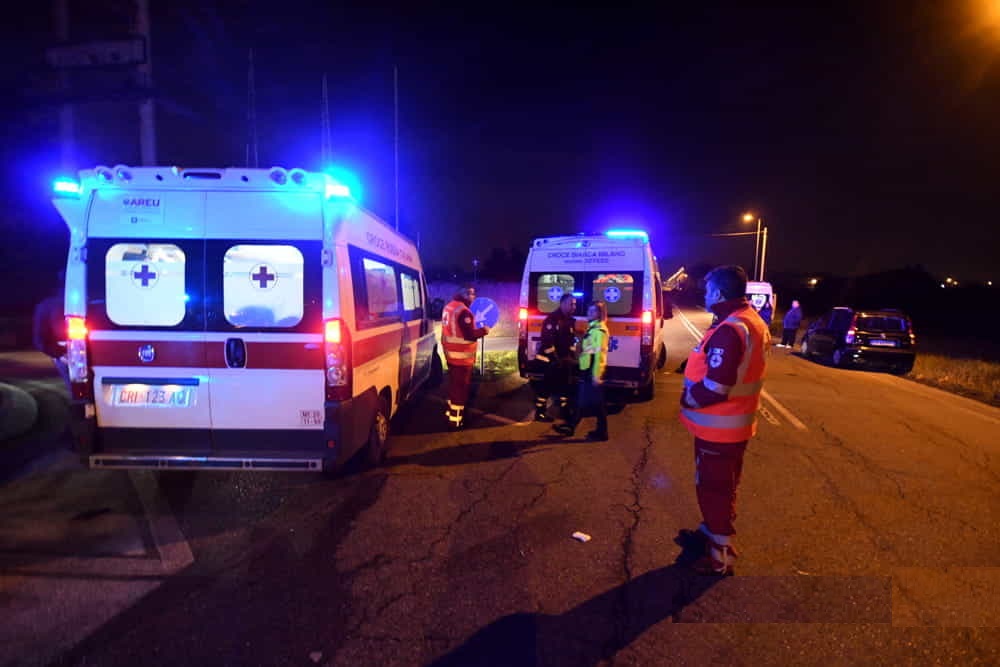 Zona collinare di Montaperto, Agrigento, luogo dell’incidente stradale notturno