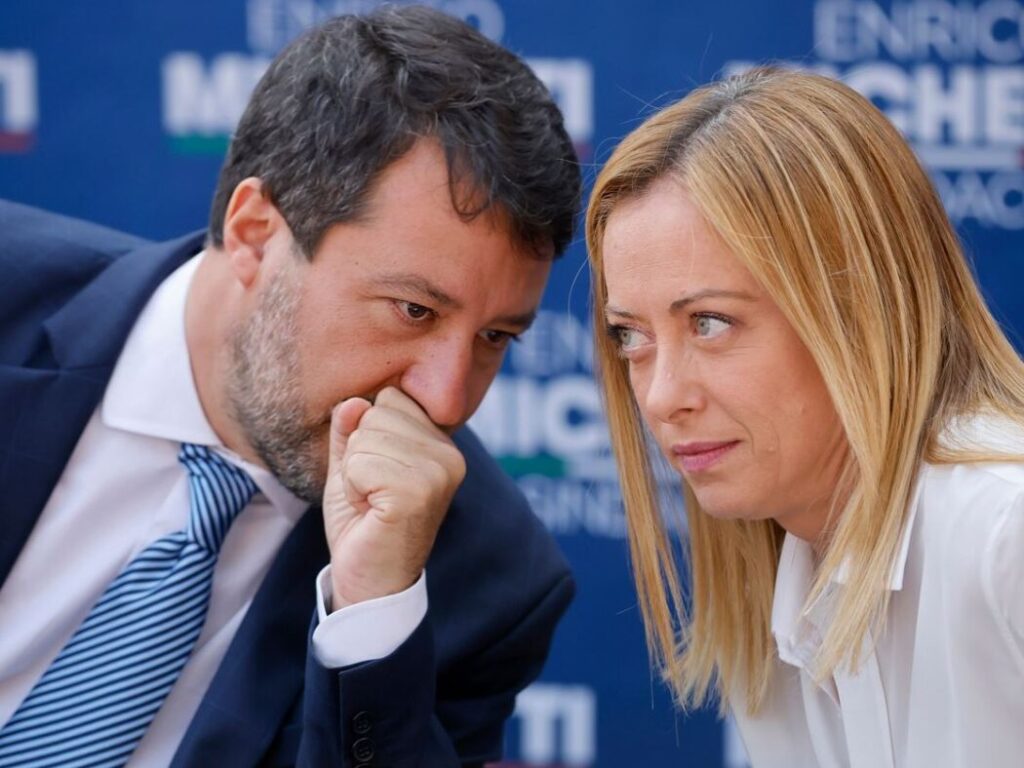 giorgia meloni e matteo salvini
