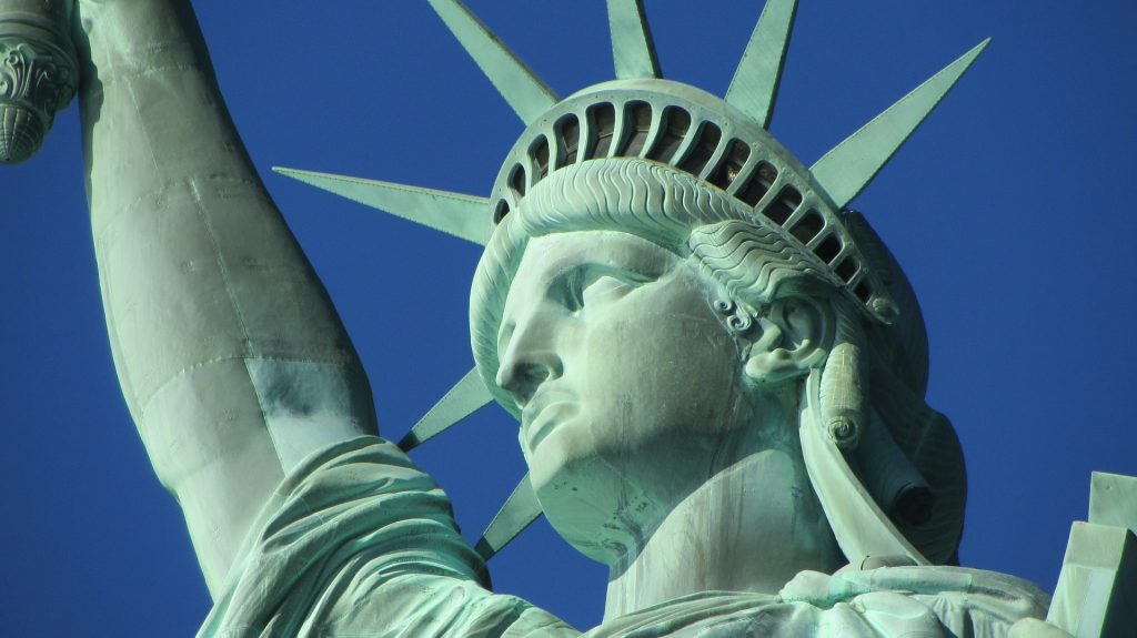 La Statua della Libertà è verde